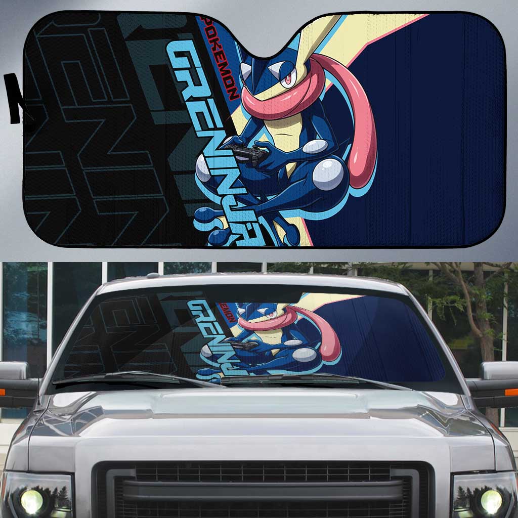 Greninja Poké Auto Sun Shade Sleek Retro Anime Style