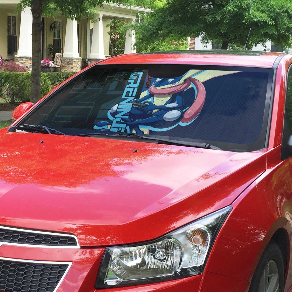 Greninja Poké Auto Sun Shade Sleek Retro Anime Style