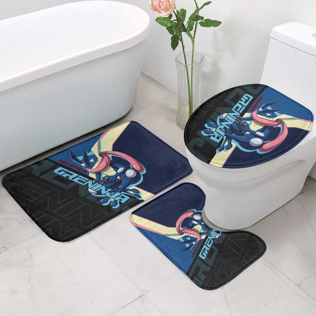 Greninja Poké Bathroom Set Sleek Retro Anime Style