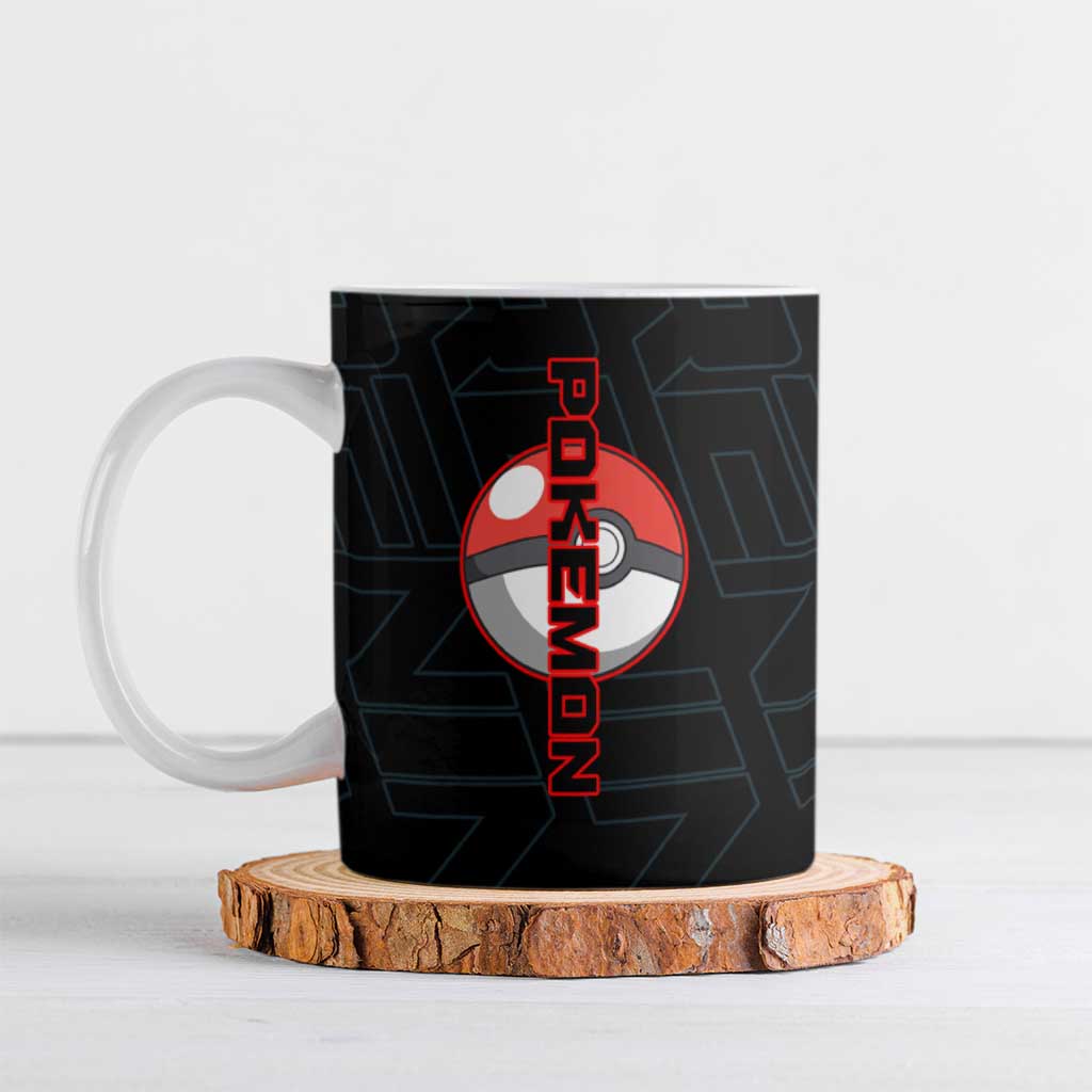 Greninja Poké Ceramic Mug Sleek Retro Anime Style