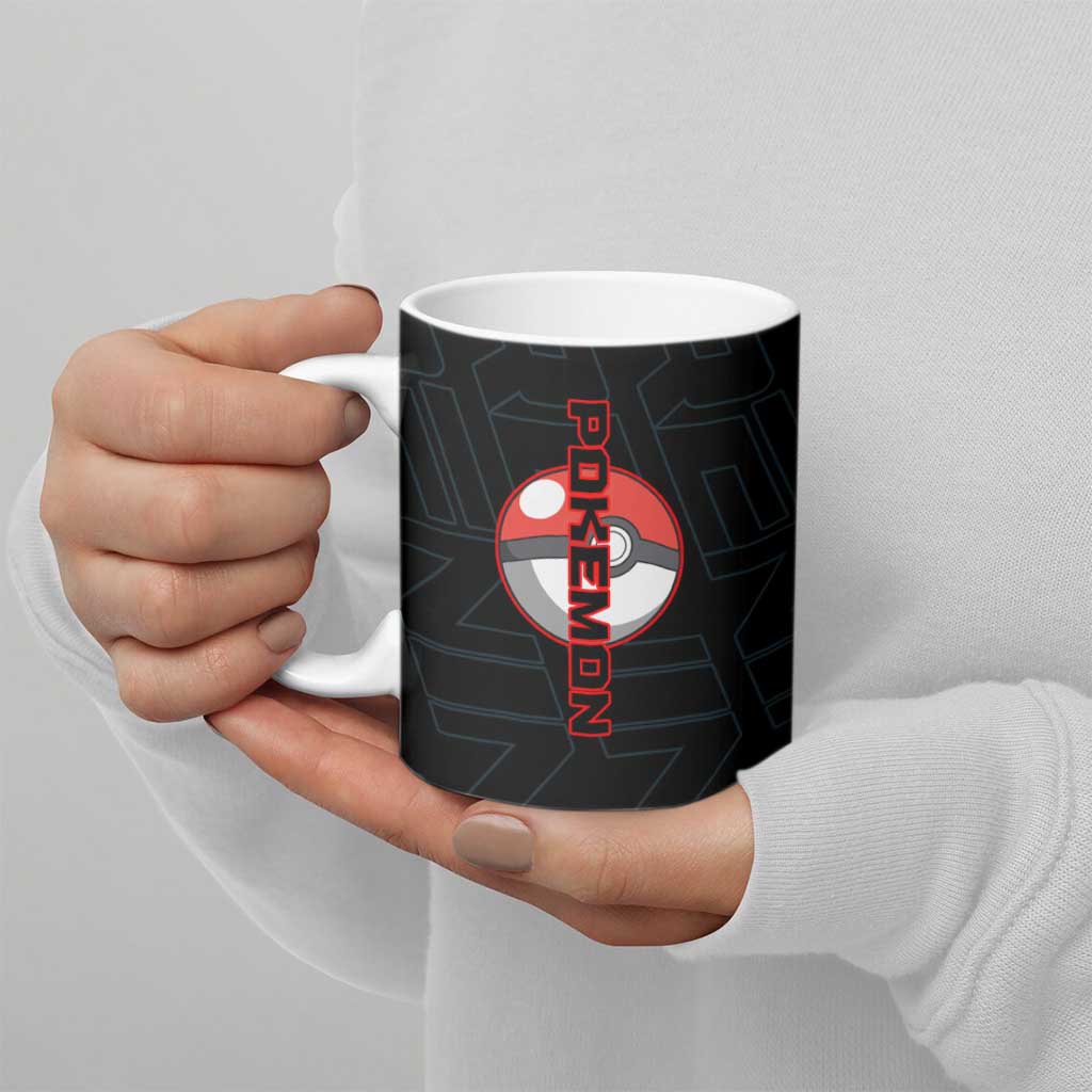 Greninja Poké Ceramic Mug Sleek Retro Anime Style
