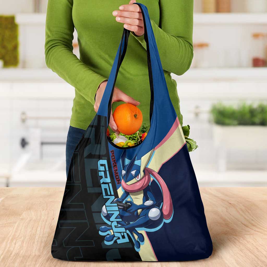 Greninja Poké Grocery Bag Sleek Retro Anime Style