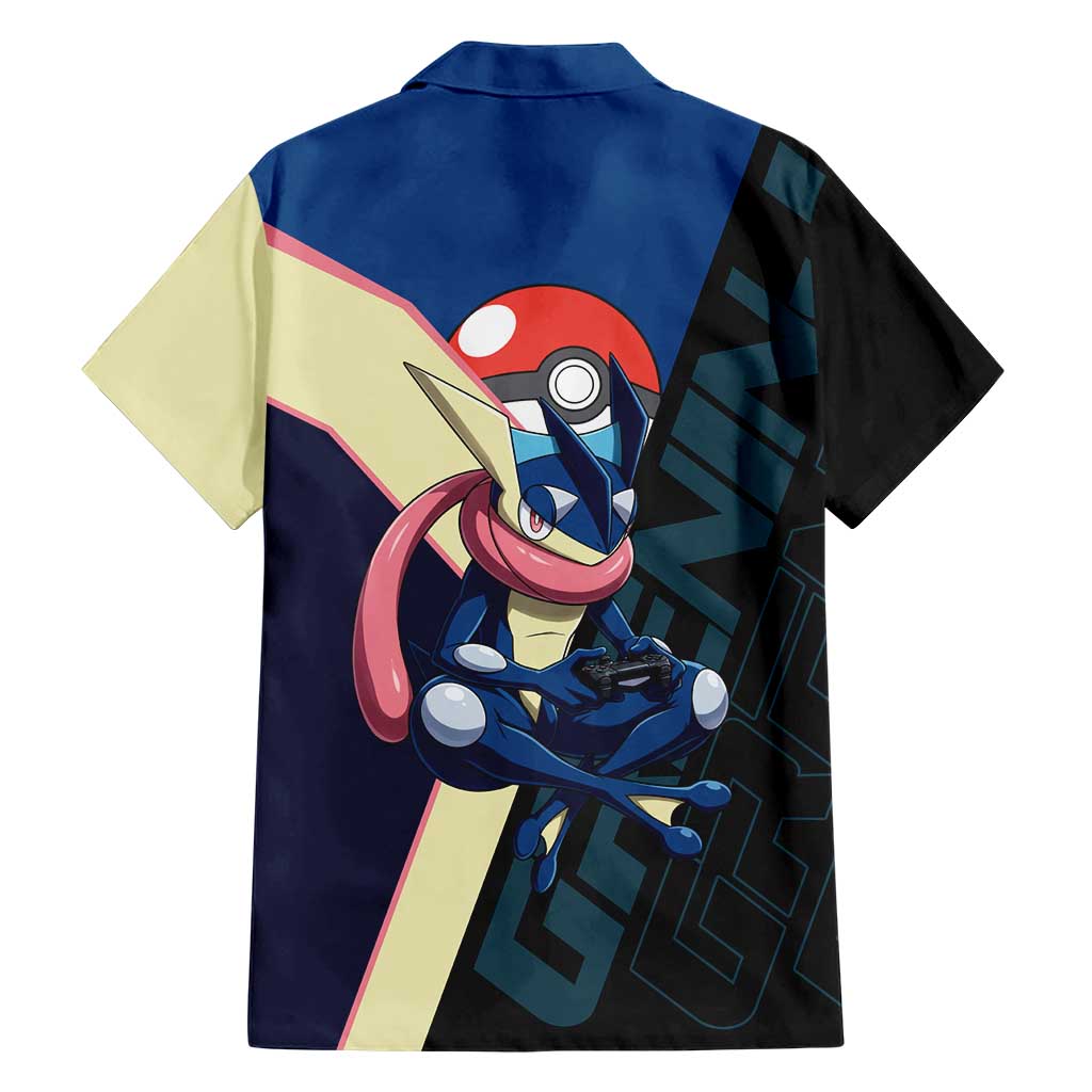 Greninja Poké Hawaiian Shirt Sleek Retro Anime Style