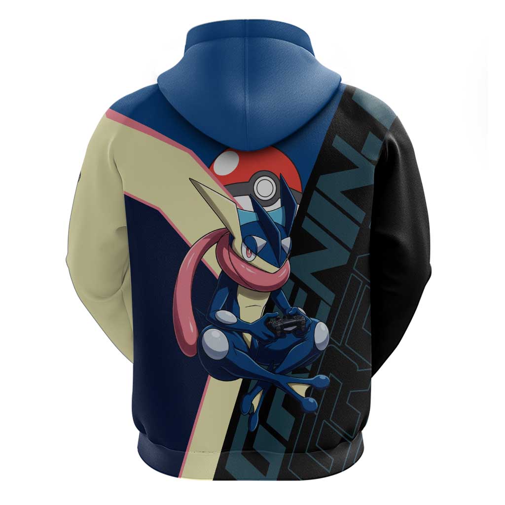 Greninja Poké Hoodie Sleek Retro Anime Style