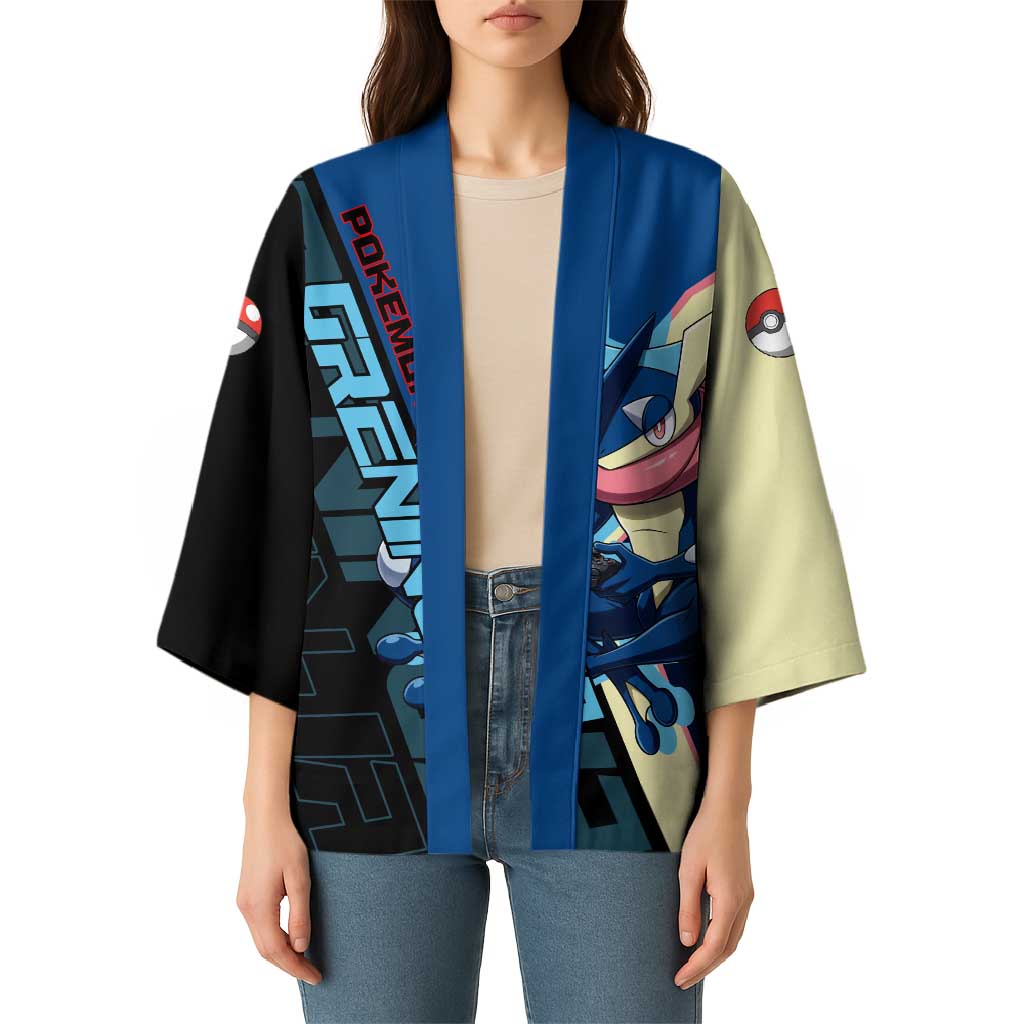 Greninja Poké Kimono Sleek Retro Anime Style