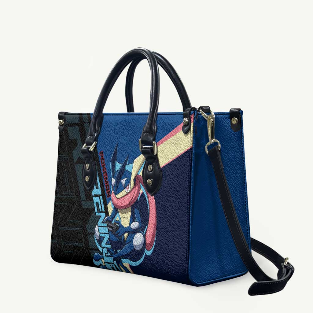 Greninja Poké Leather Bag Sleek Retro Anime Style