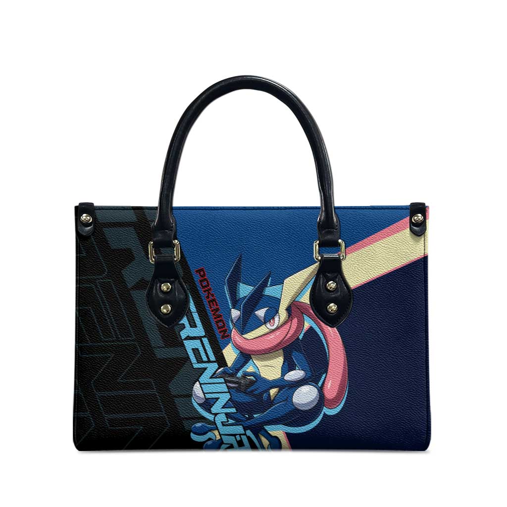 Greninja Poké Leather Bag Sleek Retro Anime Style
