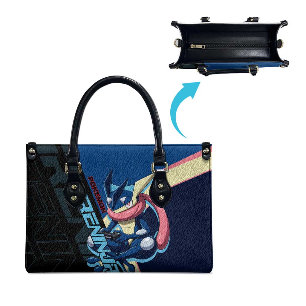 Greninja Poké Leather Bag Sleek Retro Anime Style