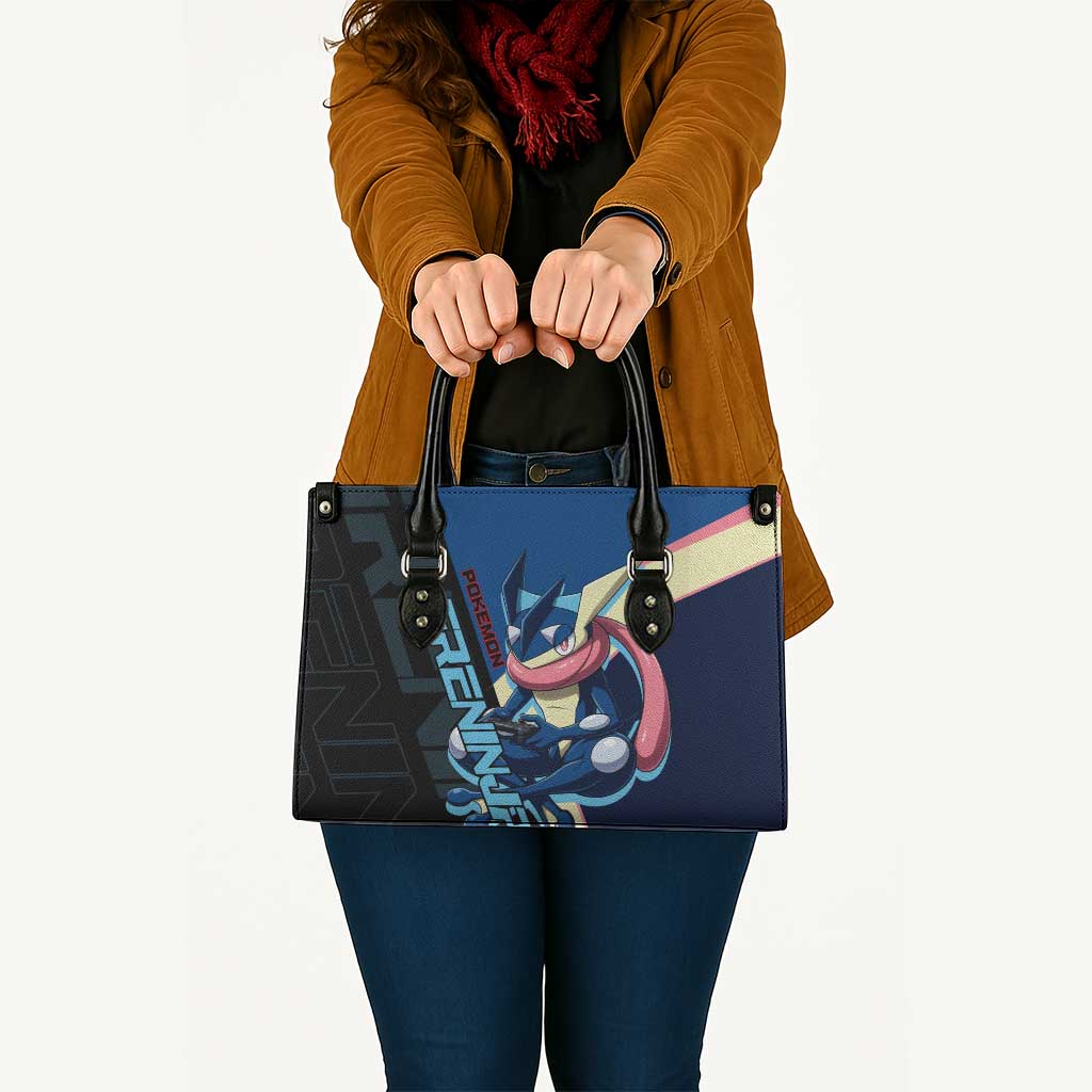 Greninja Poké Leather Bag Sleek Retro Anime Style