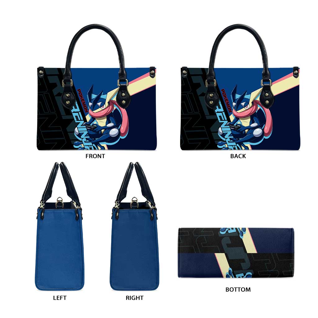 Greninja Poké Leather Bag Sleek Retro Anime Style