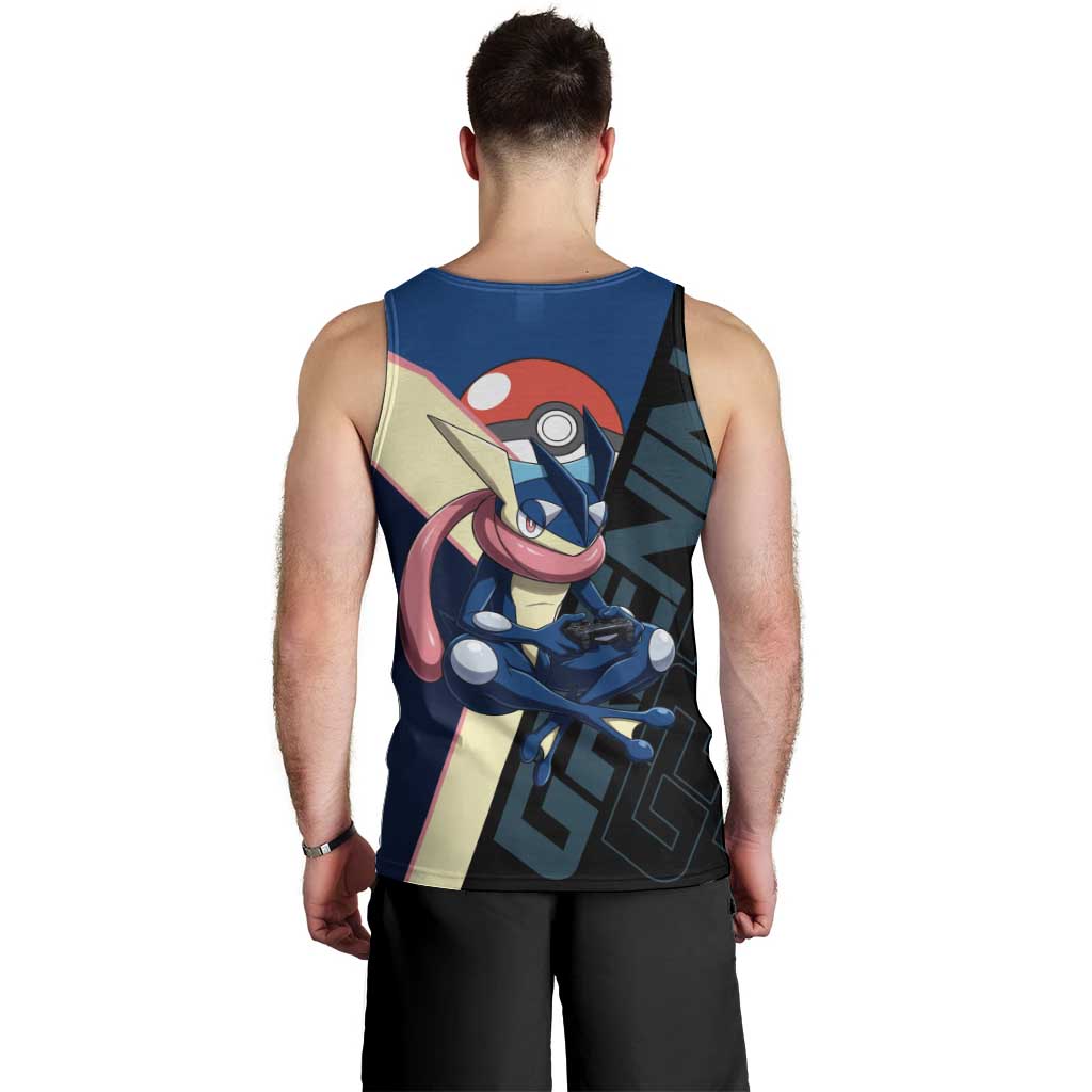 Greninja Poké Men Tank Top Sleek Retro Anime Style