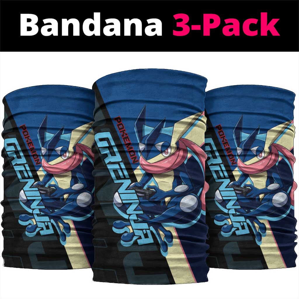 Greninja Poké Neck Gaiter Sleek Retro Anime Style