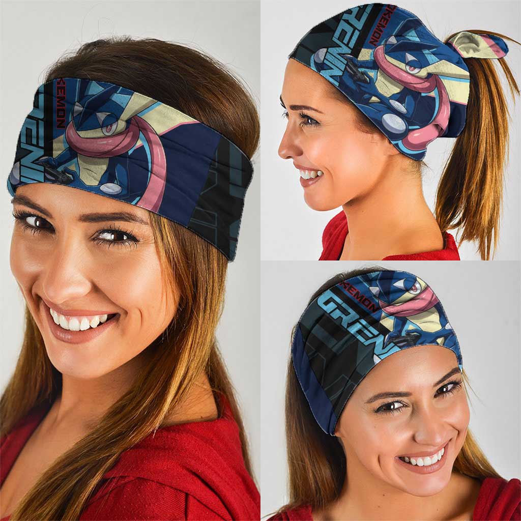 Greninja Poké Neck Gaiter Sleek Retro Anime Style