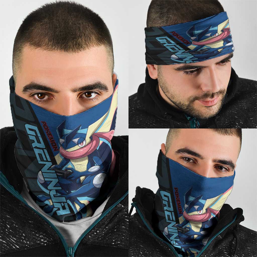 Greninja Poké Neck Gaiter Sleek Retro Anime Style