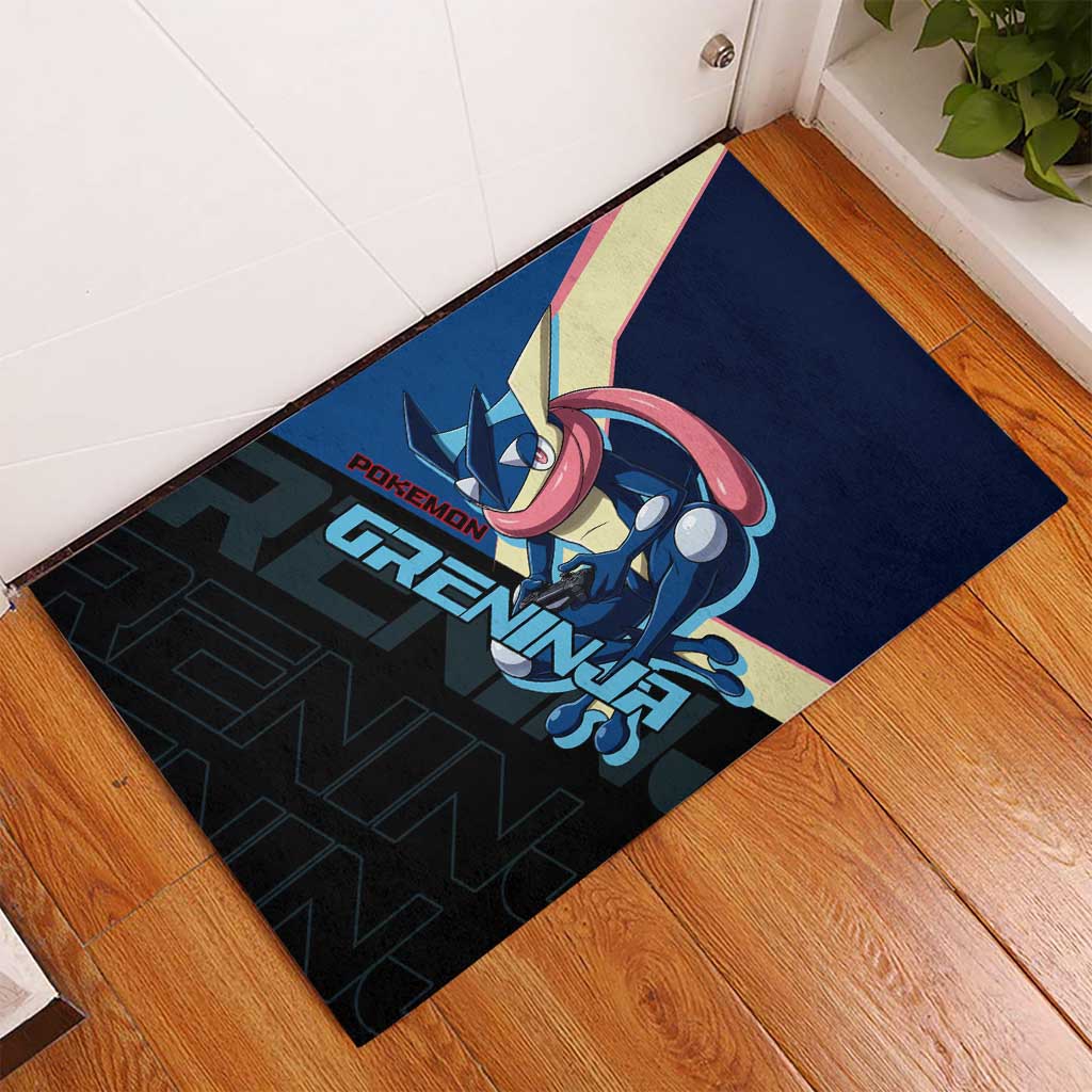 Greninja Poké Rubber Doormat Sleek Retro Anime Style