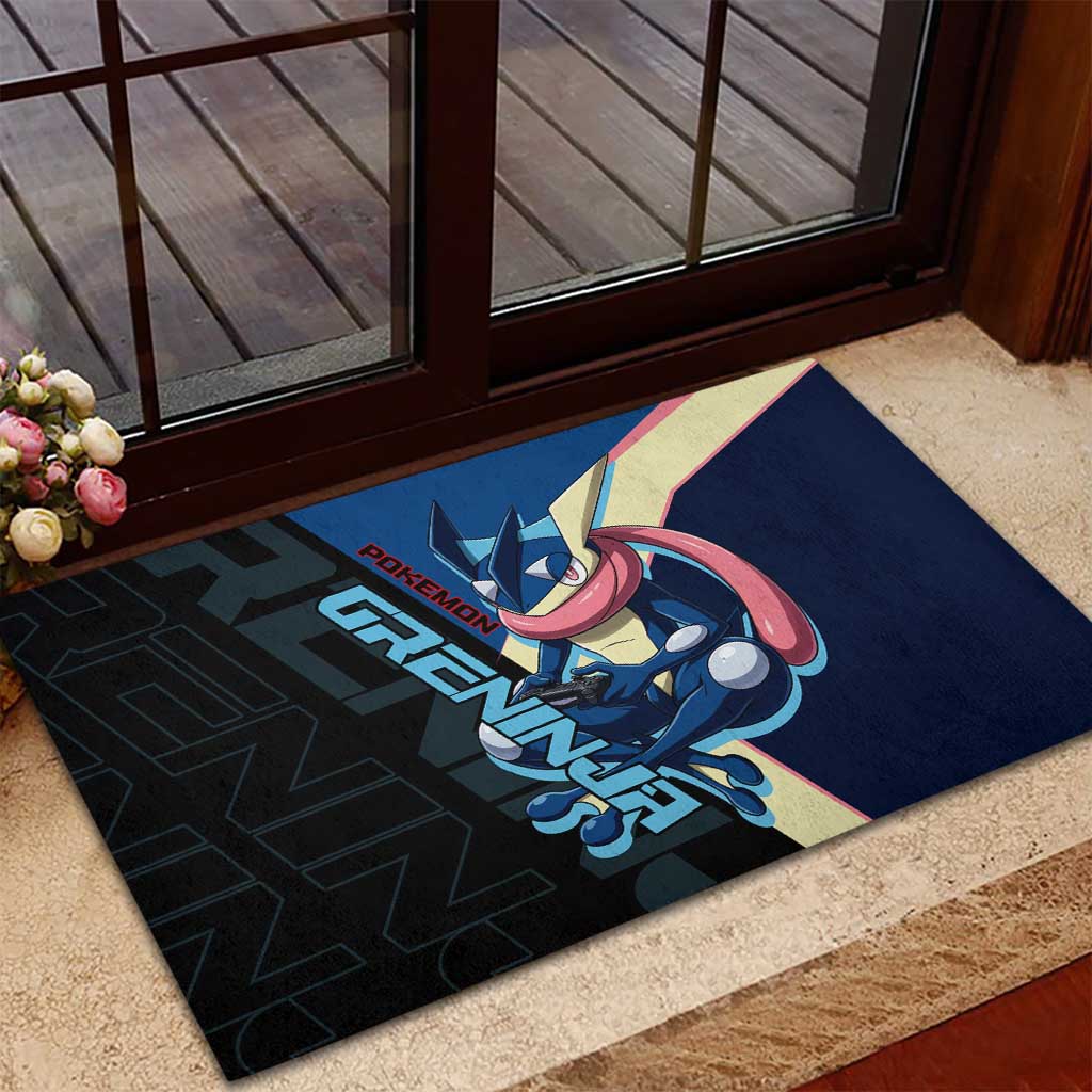 Greninja Poké Rubber Doormat Sleek Retro Anime Style