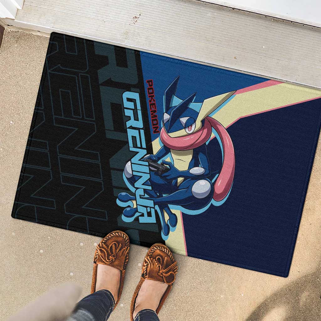 Greninja Poké Rubber Doormat Sleek Retro Anime Style