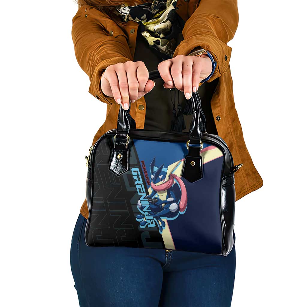 Greninja Poké Shoulder Handbag Sleek Retro Anime Style