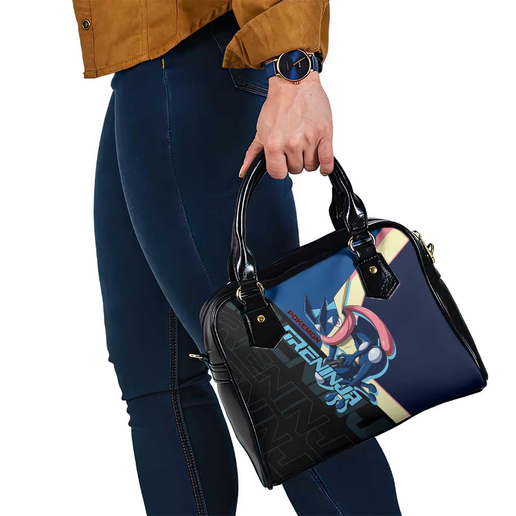 Greninja Poké Shoulder Handbag Sleek Retro Anime Style