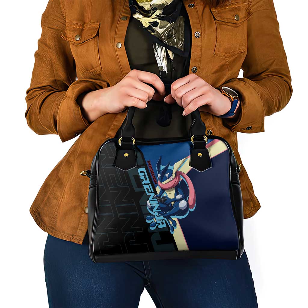 Greninja Poké Shoulder Handbag Sleek Retro Anime Style