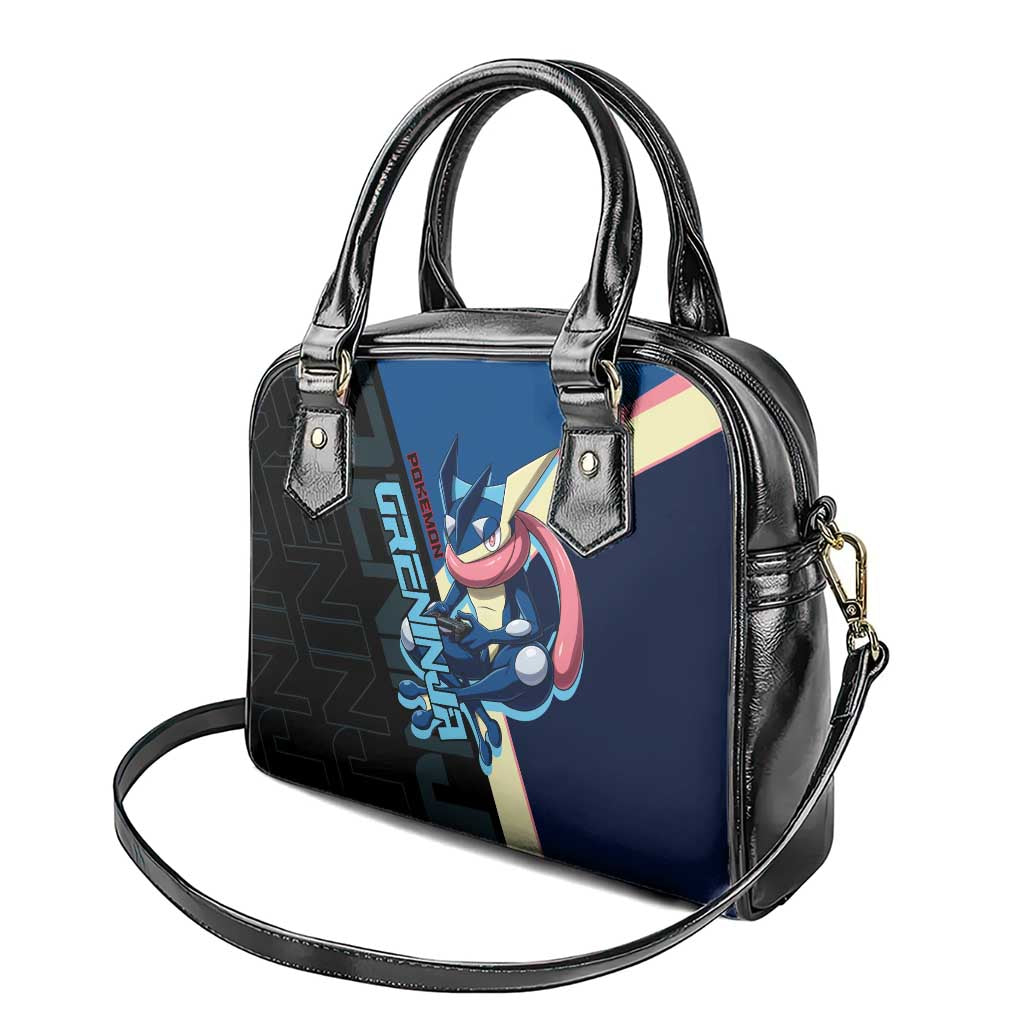 Greninja Poké Shoulder Handbag Sleek Retro Anime Style
