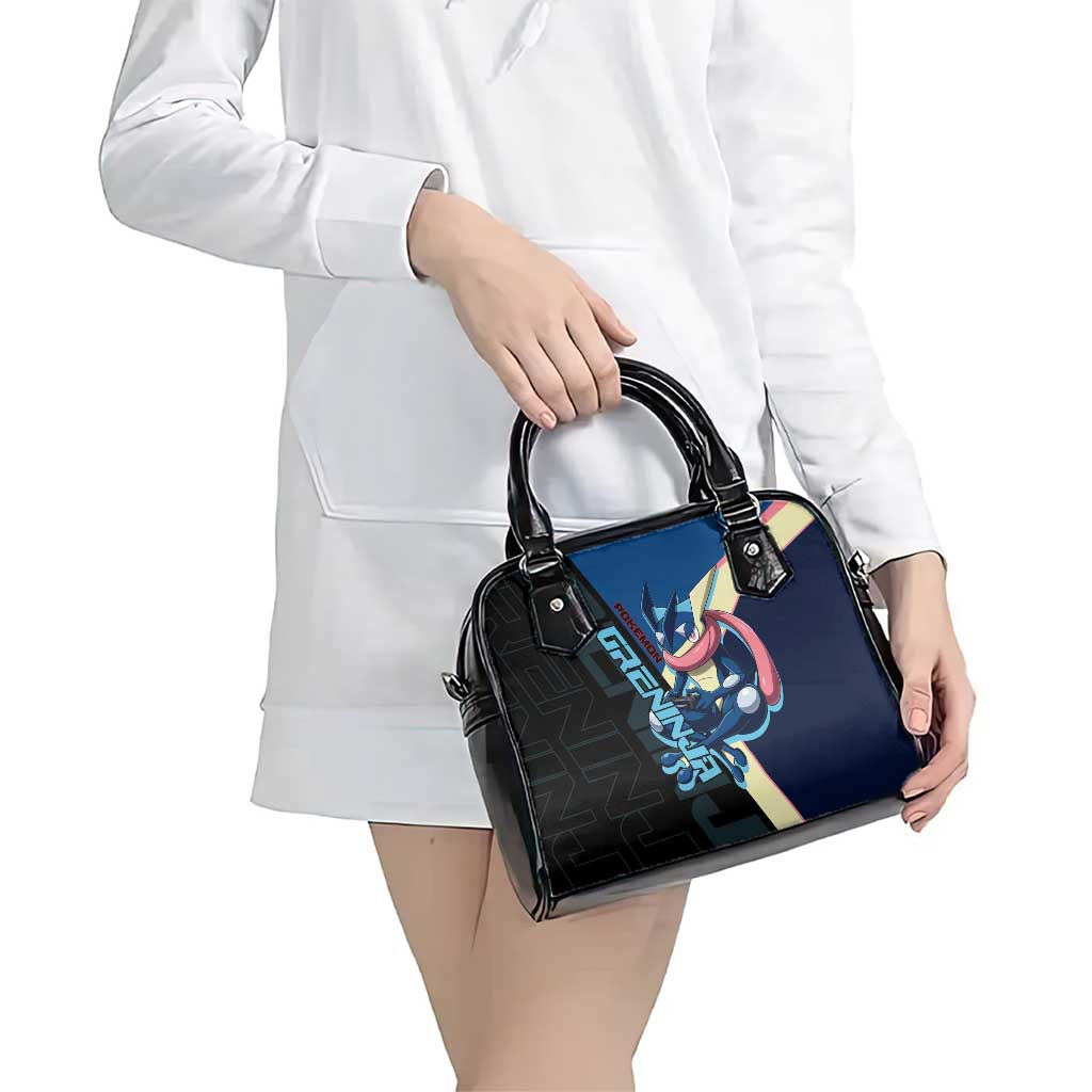 Greninja Poké Shoulder Handbag Sleek Retro Anime Style