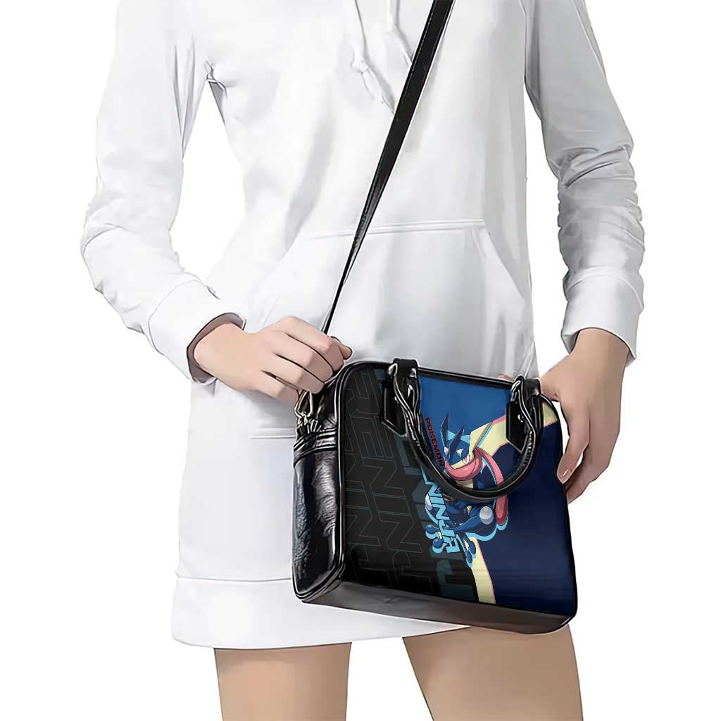Greninja Poké Shoulder Handbag Sleek Retro Anime Style