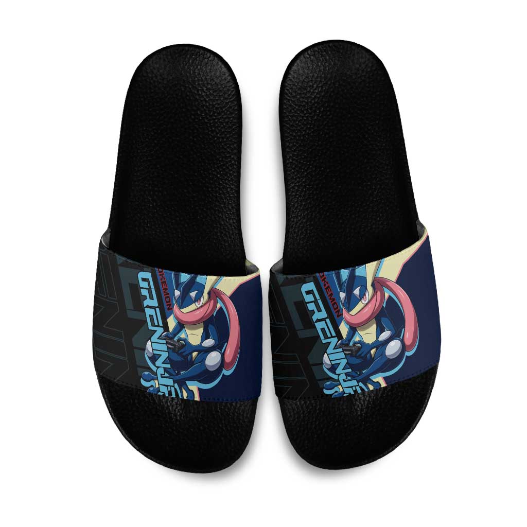 Greninja Poké Slide Sandals Sleek Retro Anime Style