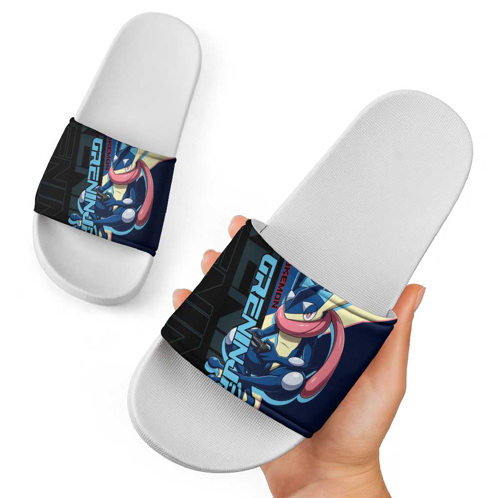 Greninja Poké Slide Sandals Sleek Retro Anime Style
