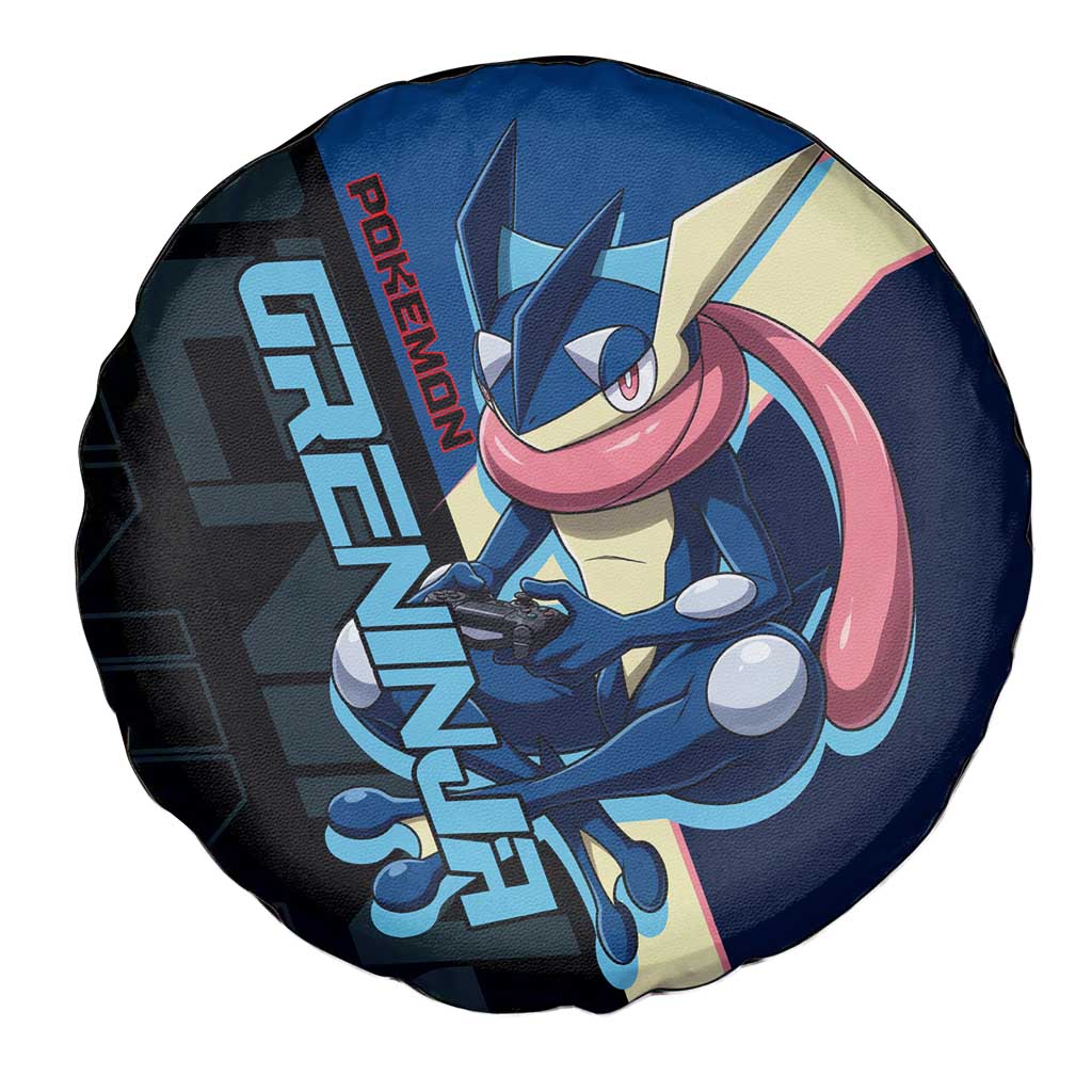 Greninja Poké Spare Tire Cover Sleek Retro Anime Style