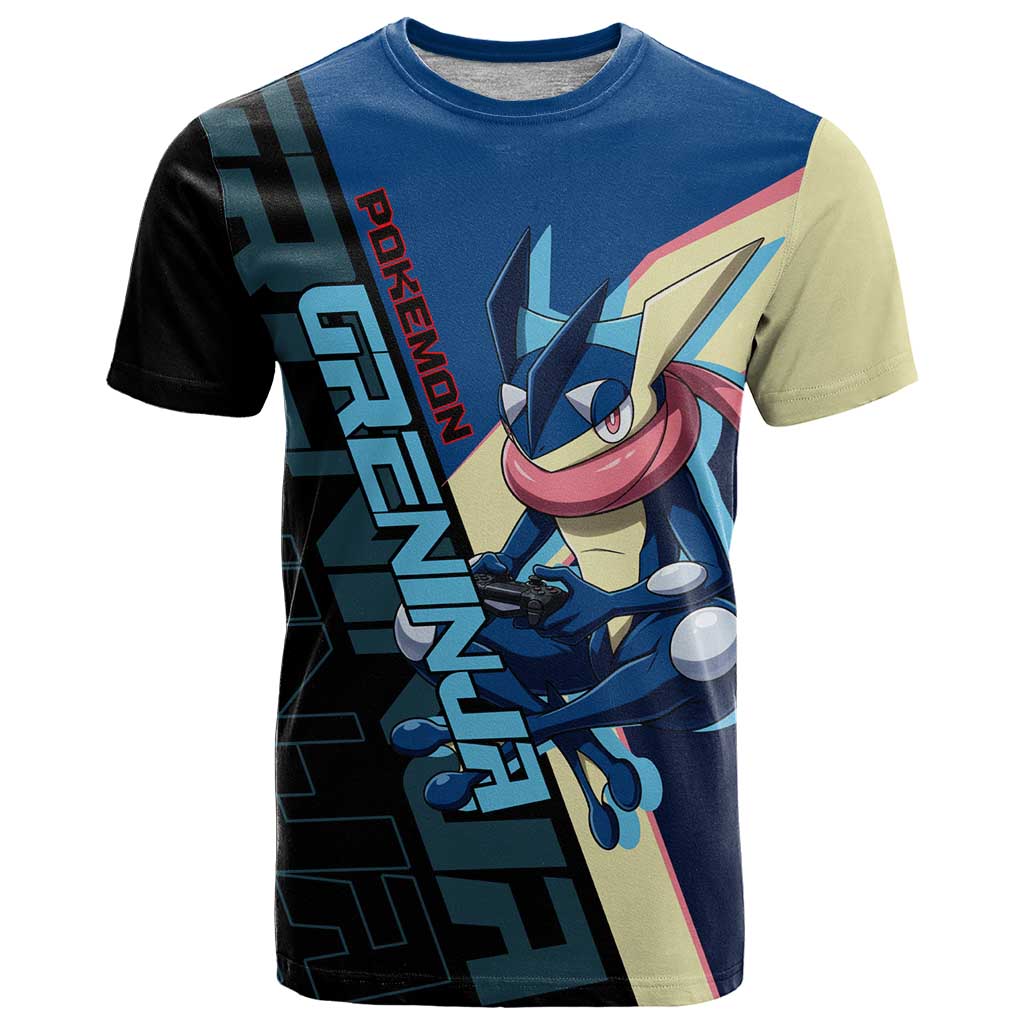 Greninja Poké T Shirt Sleek Retro Anime Style