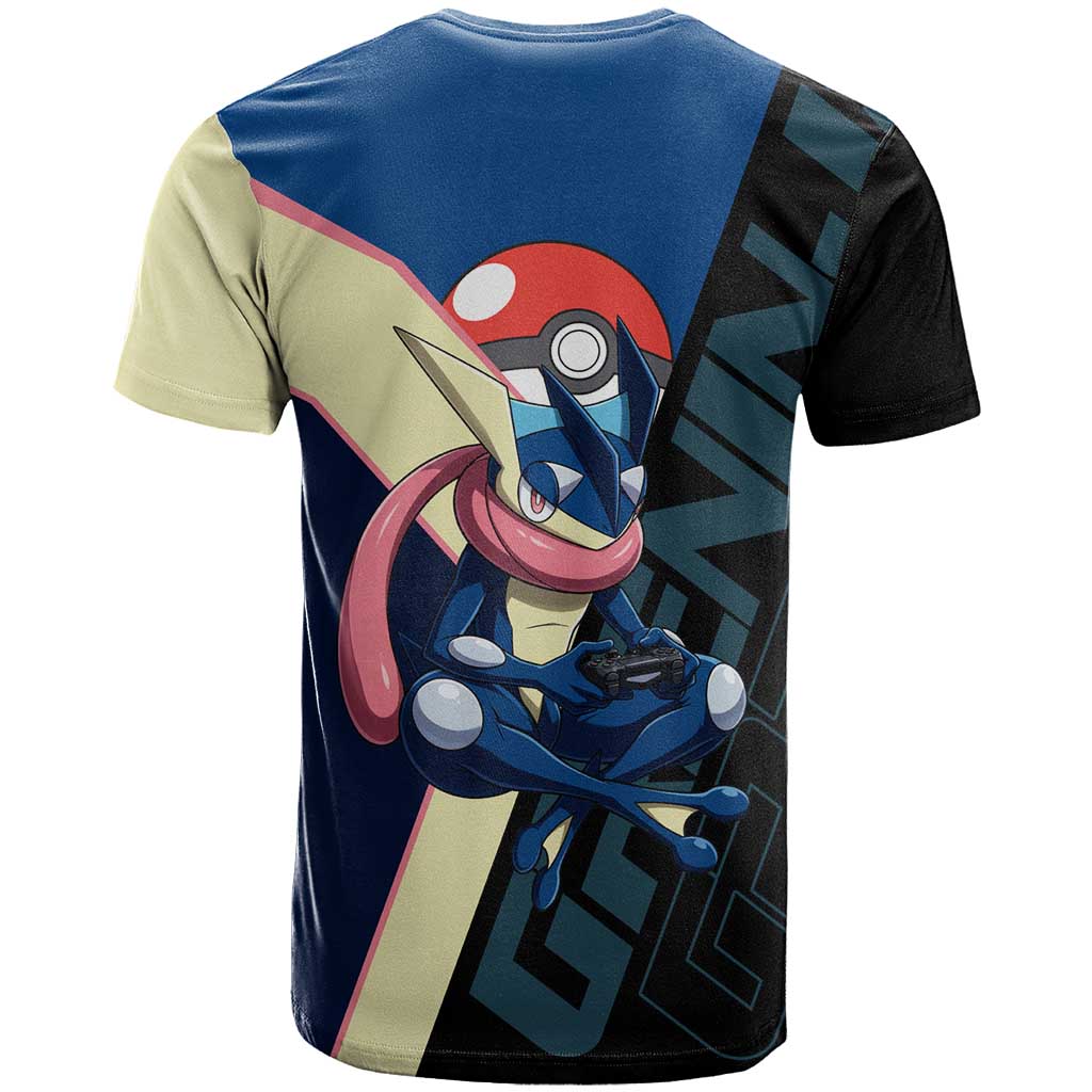 Greninja Poké T Shirt Sleek Retro Anime Style