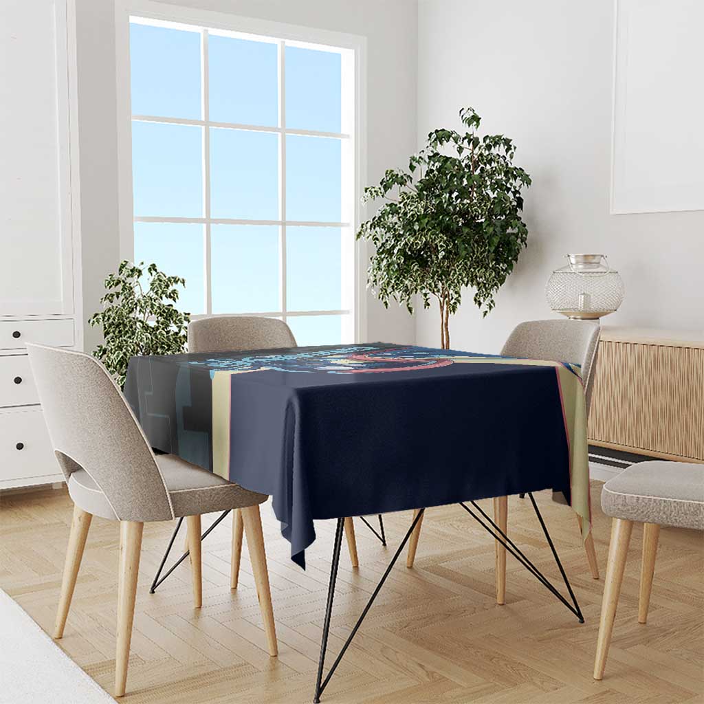 Greninja Poké Tablecloth Sleek Retro Anime Style
