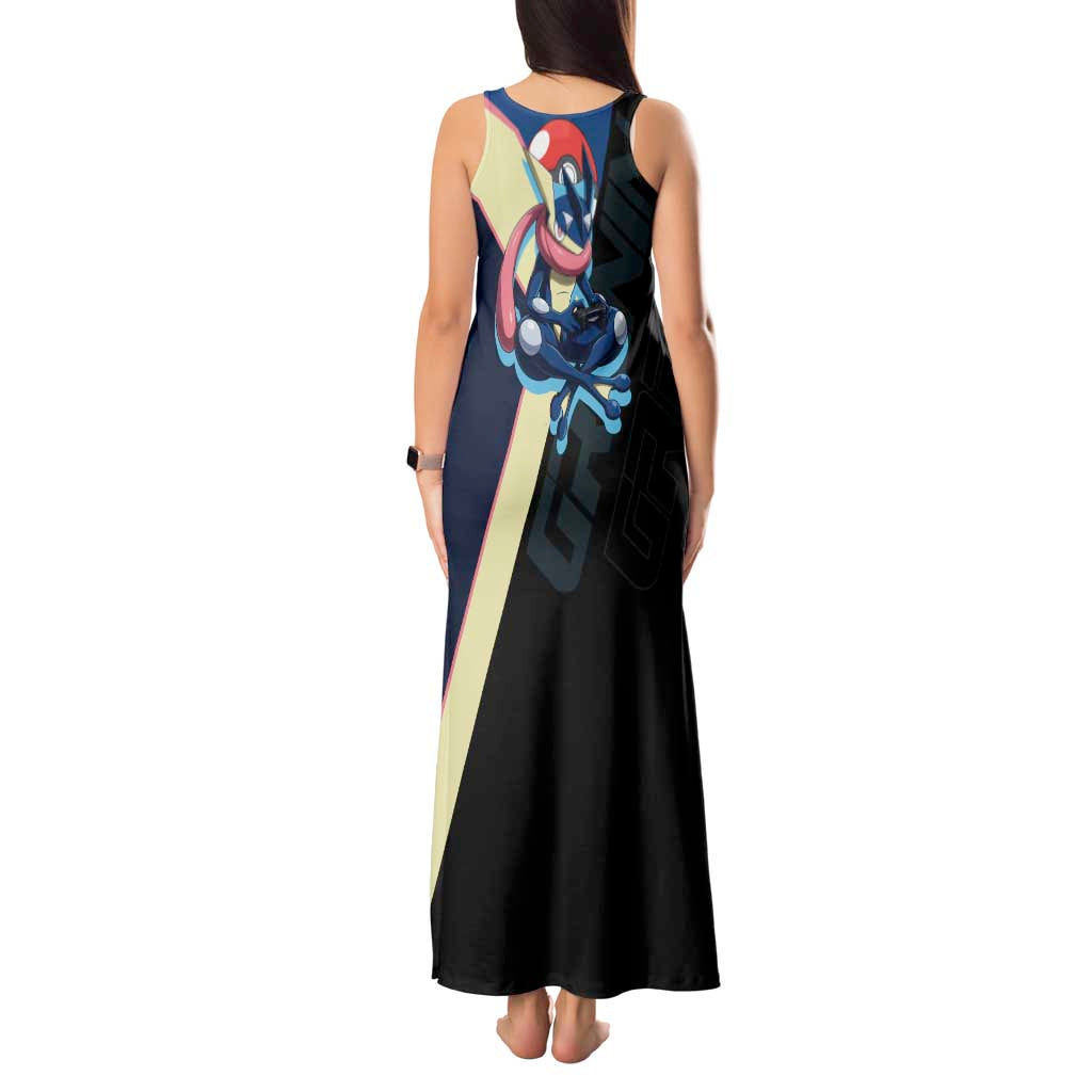 Greninja Poké Tank Maxi Dress Sleek Retro Anime Style
