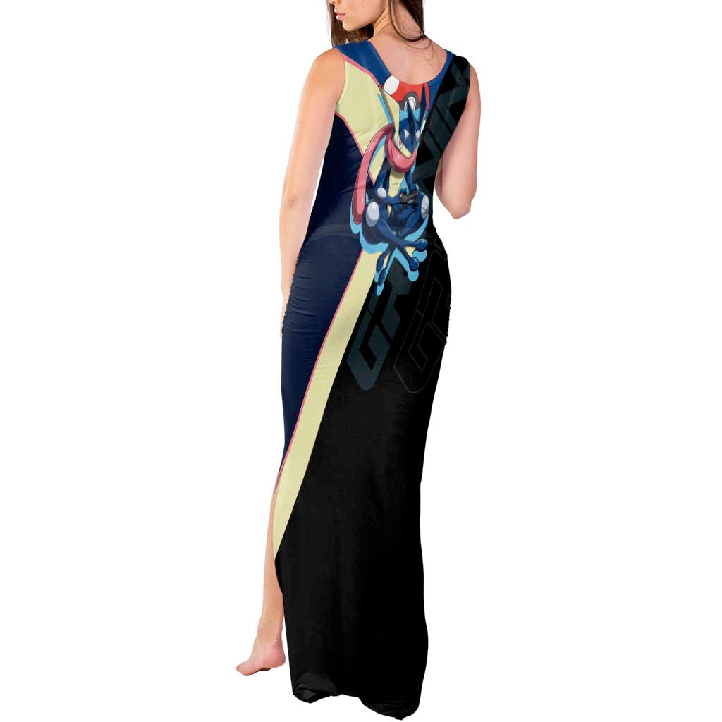 Greninja Poké Tank Maxi Dress Sleek Retro Anime Style