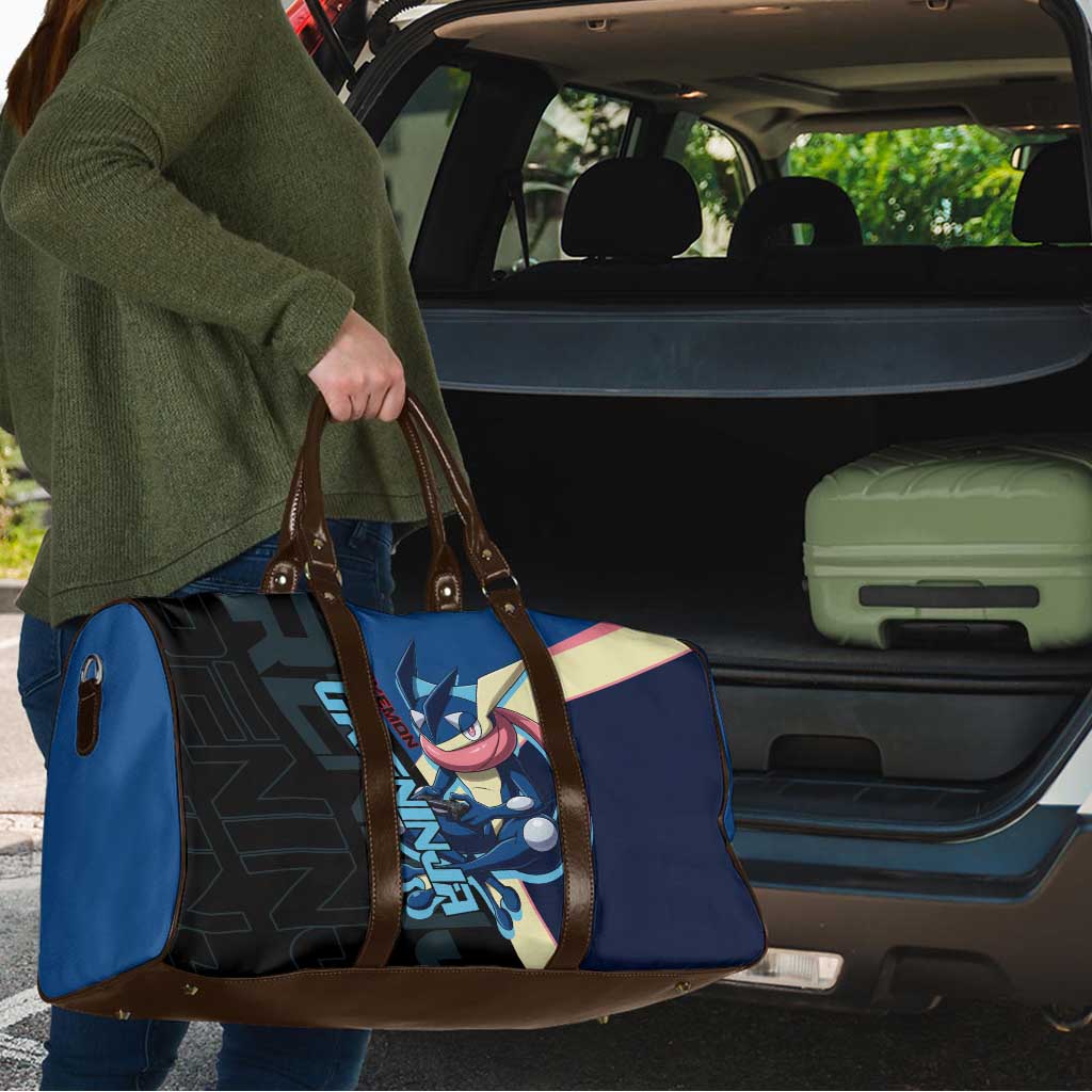 Greninja Poké Travel Bag Sleek Retro Anime Style