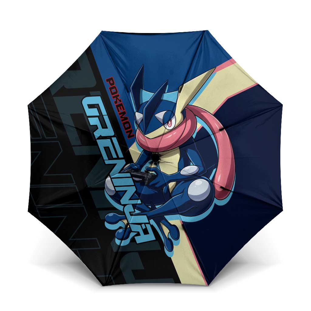 Greninja Poké Umbrella Sleek Retro Anime Style