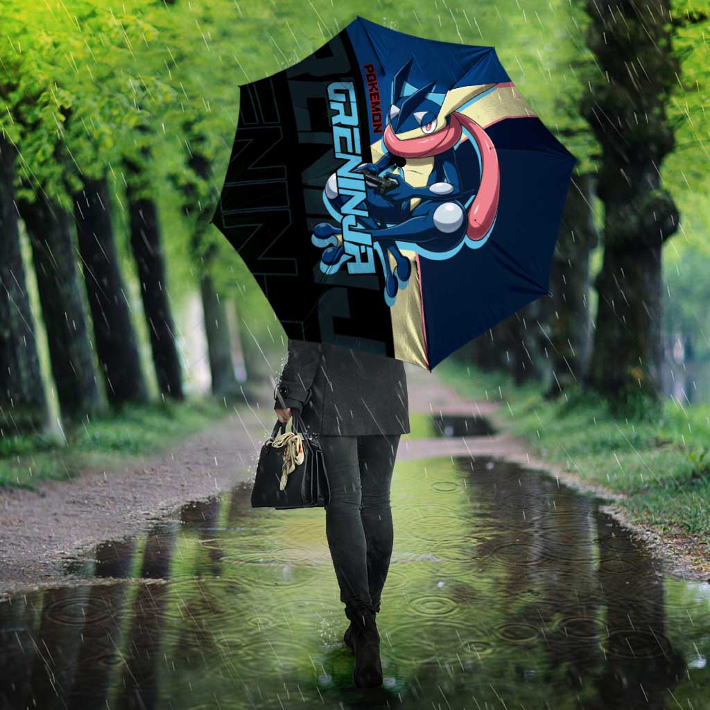 Greninja Poké Umbrella Sleek Retro Anime Style