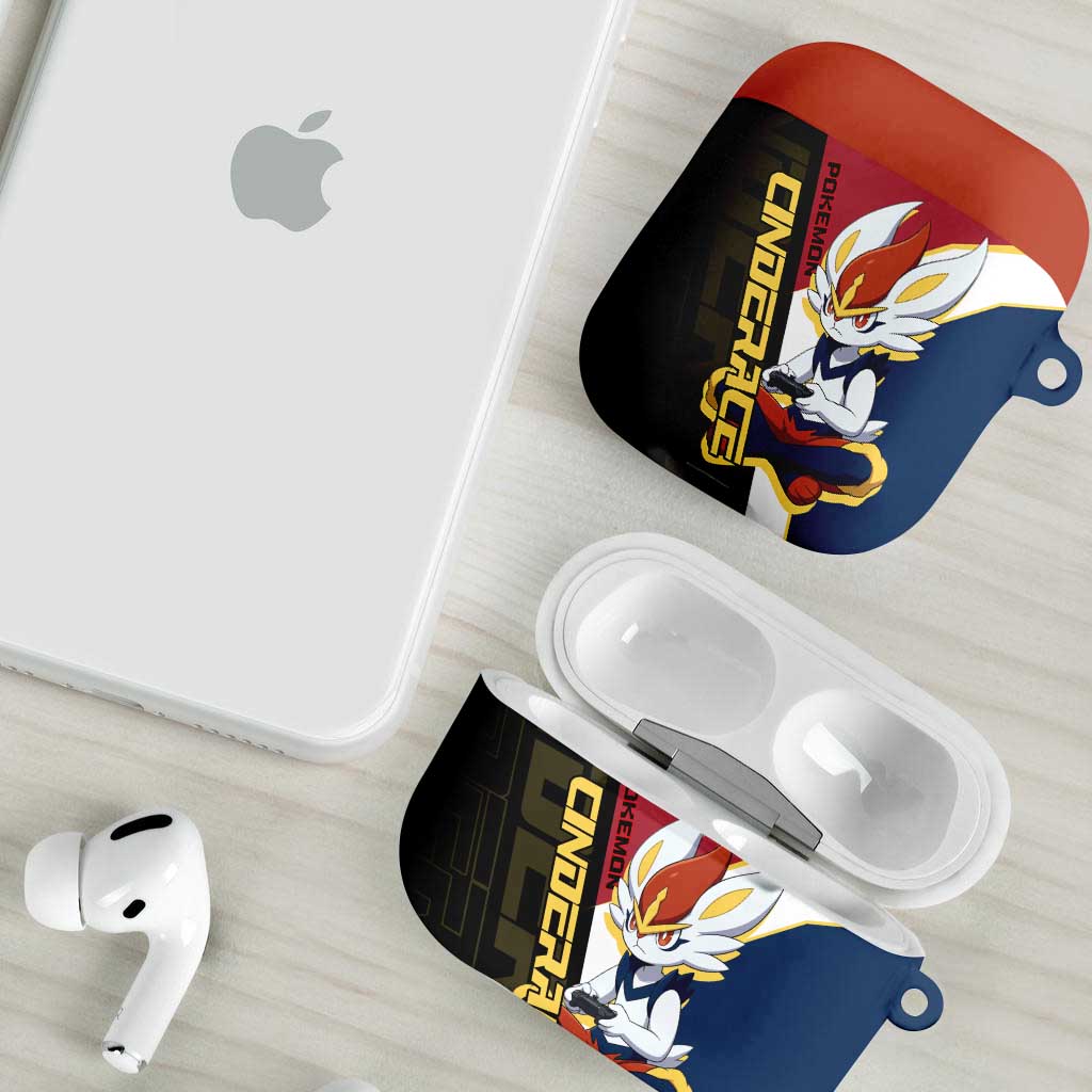 Cinderace Poké AirPods Case Dynamic Retro Anime Style