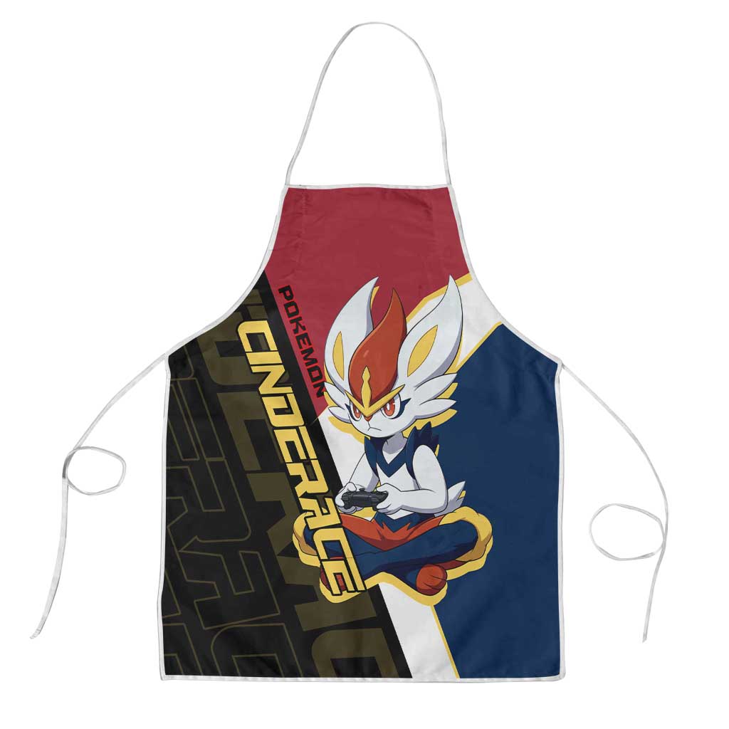 Cinderace Poké Apron Dynamic Retro Anime Style