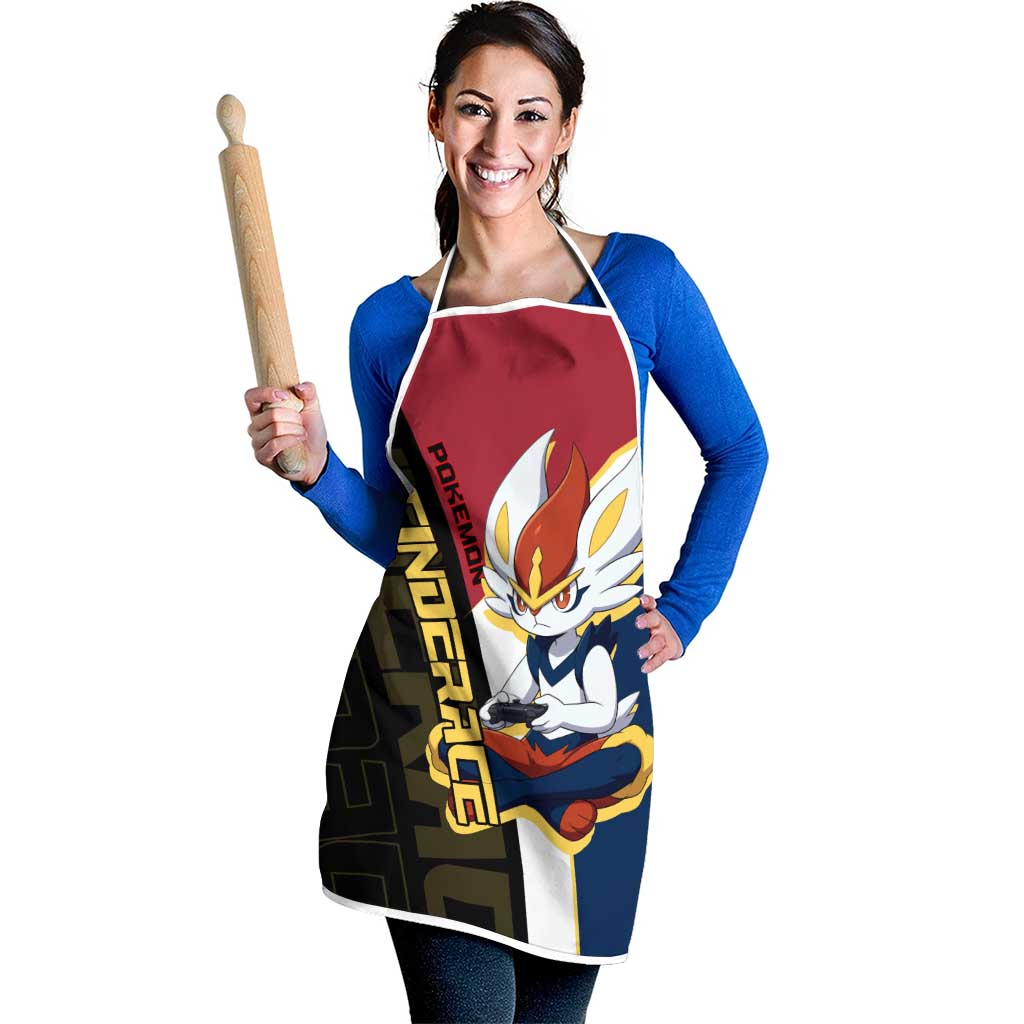 Cinderace Poké Apron Dynamic Retro Anime Style