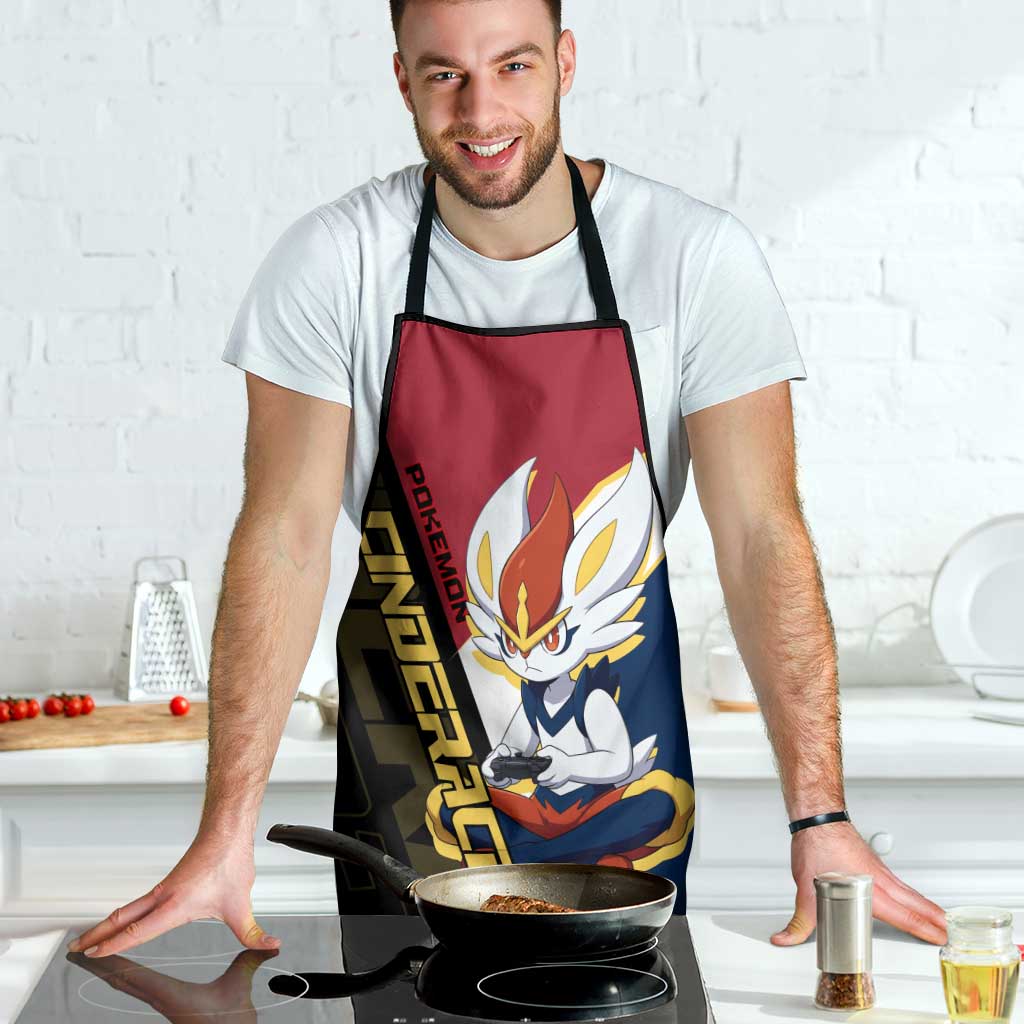 Cinderace Poké Apron Dynamic Retro Anime Style