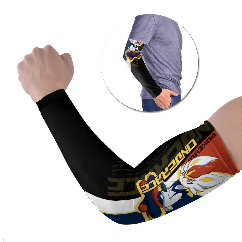 Cinderace Poké Arm Sleeves Dynamic Retro Anime Style