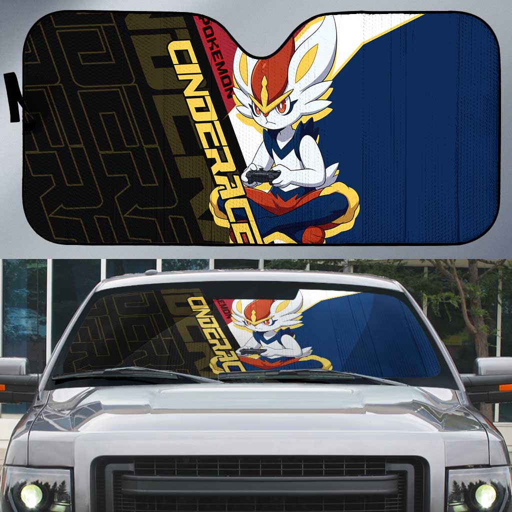 Cinderace Poké Auto Sun Shade Dynamic Retro Anime Style