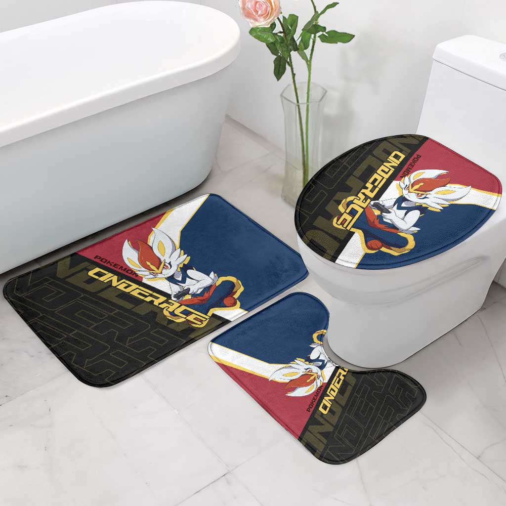Cinderace Poké Bathroom Set Dynamic Retro Anime Style