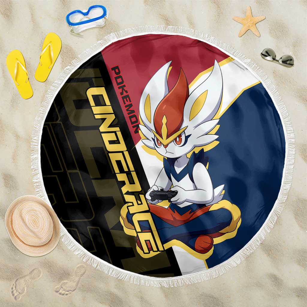 Cinderace Poké Beach Blanket Dynamic Retro Anime Style