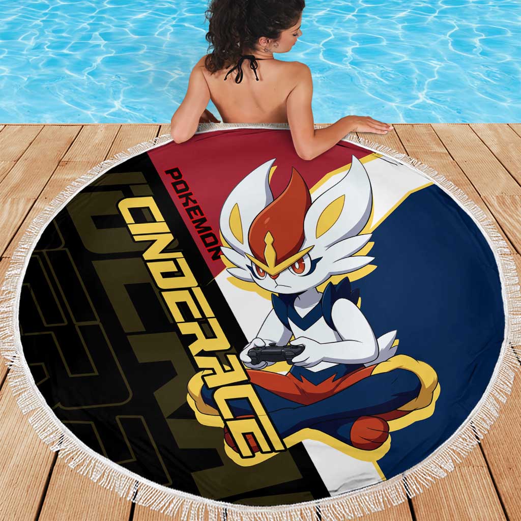 Cinderace Poké Beach Blanket Dynamic Retro Anime Style