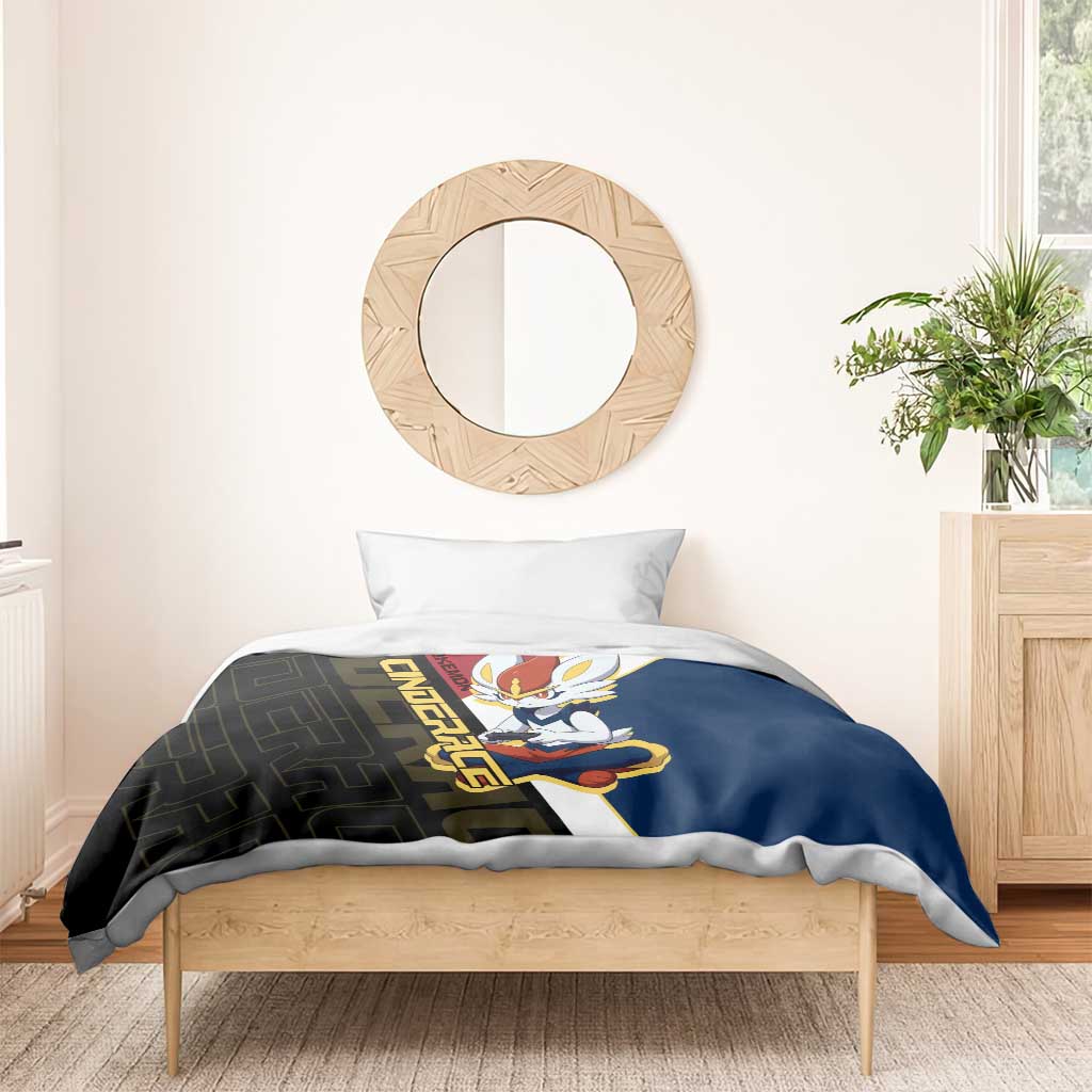 Cinderace Poké Bedding Set Dynamic Retro Anime Style