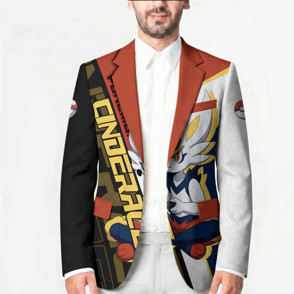 Cinderace Poké Blazer Dynamic Retro Anime Style