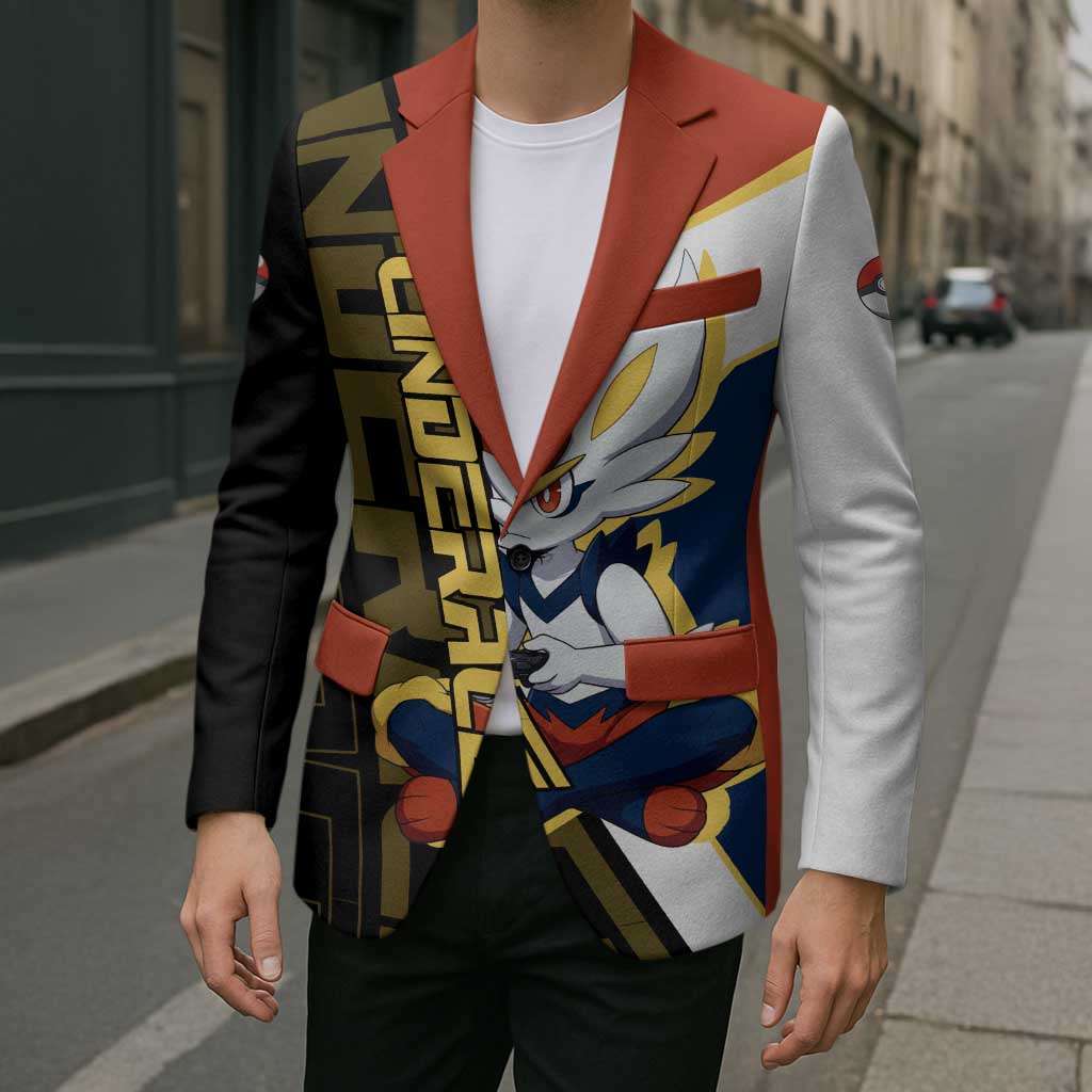Cinderace Poké Blazer Dynamic Retro Anime Style
